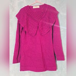 Womens Size L-XL Peruvian Connection Knitted Shirt See Pics For Size